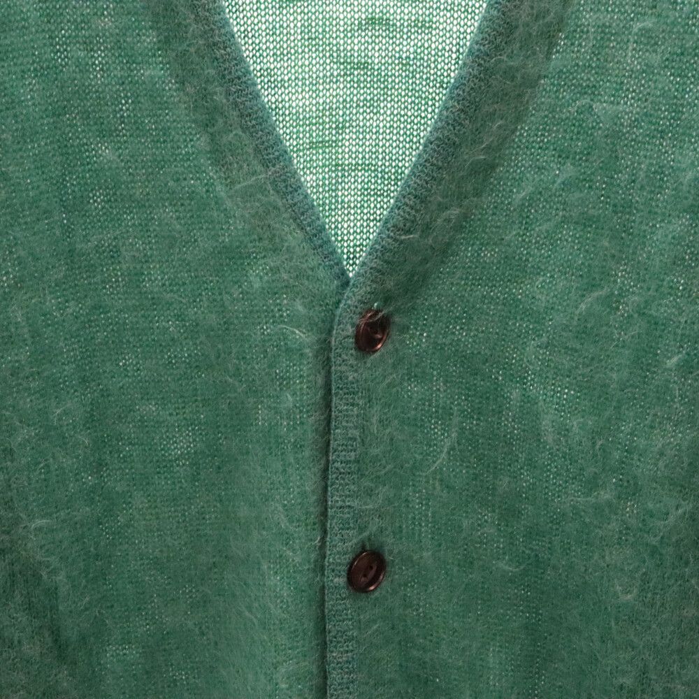 ワコマリア モヘアカーディガン グリーン WACKO MARIA (ワコマリア) MOHAIR KNIT CARDIGAN モヘアニット