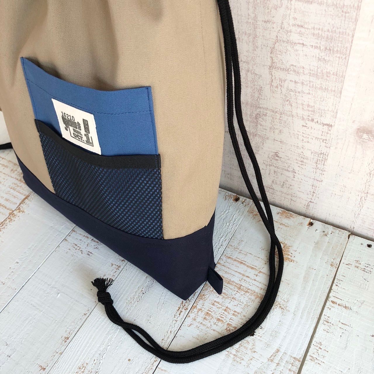 アウトドア風デザイン☆入園入学バッグ3点セット A&D合計６点 アウトドア風デザイン☆入園入学バッグ3点セット A&D合計6点