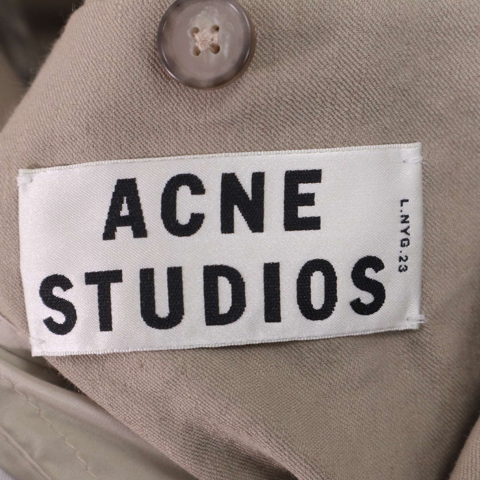 【Acne Studios】リネンブレザー ACNE STUDIOS コットン＆リネン混 オーバーサイズ ブレザー