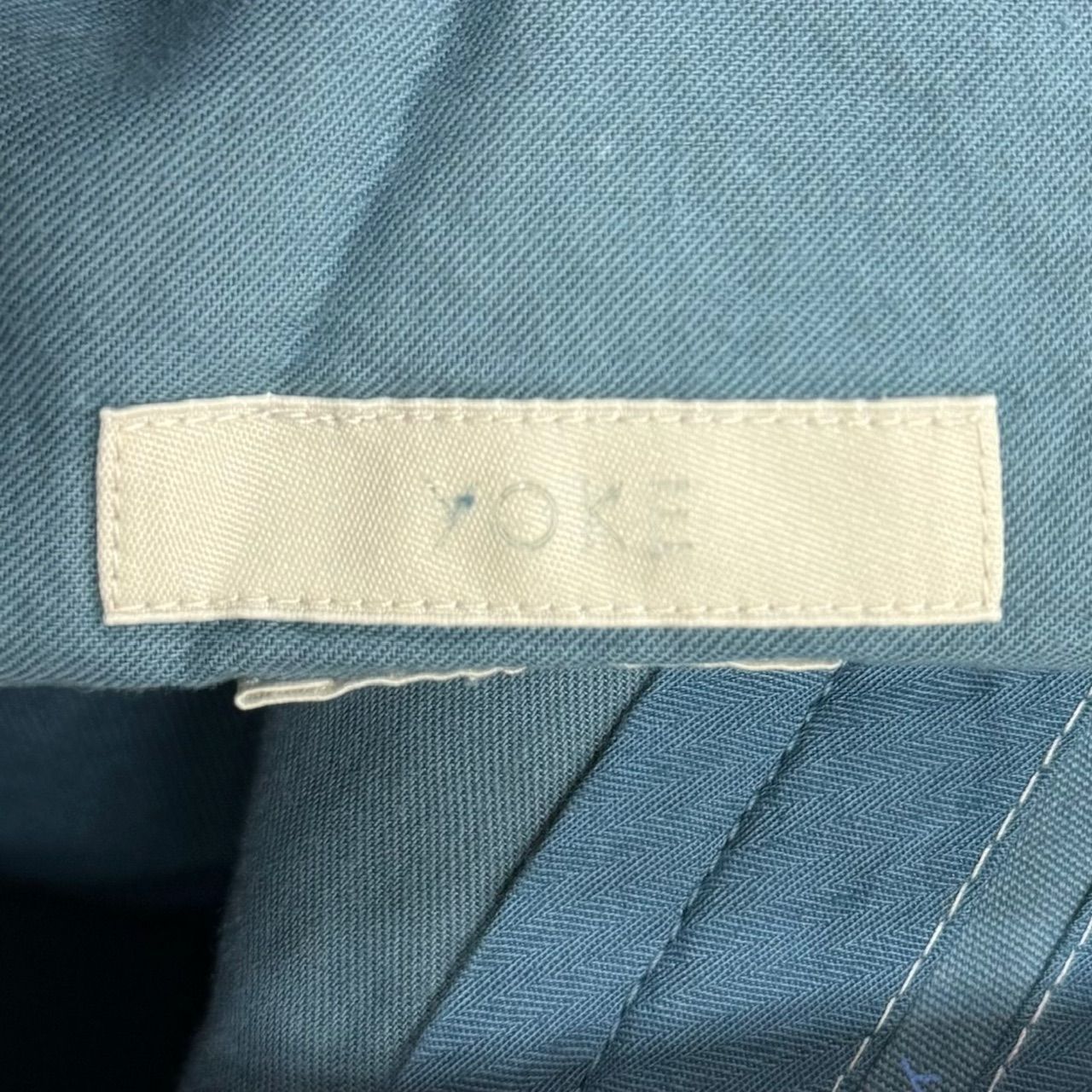 定価38500円 新品 YOKE 23SS BELTED WIDE-LEGGED DENIM TROUSERS 