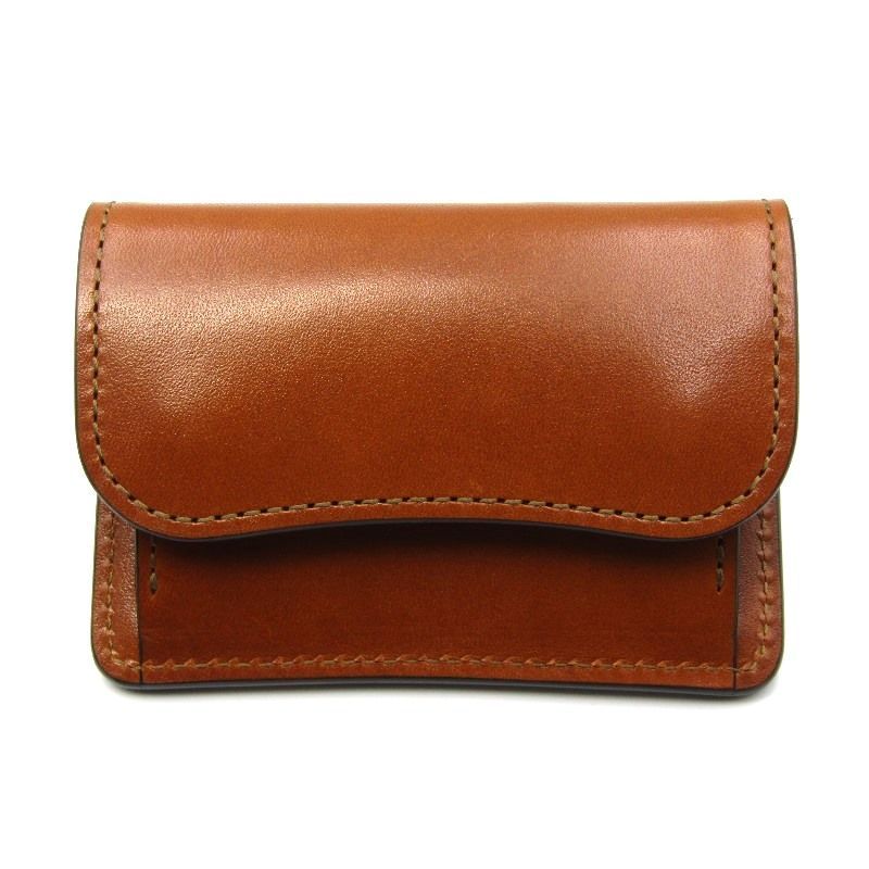 WILDSWANS ワイルドスワンズ 小銭入れ サドルプルアップ TONGUE タング コインケース マシュア社 キャメル 24004292