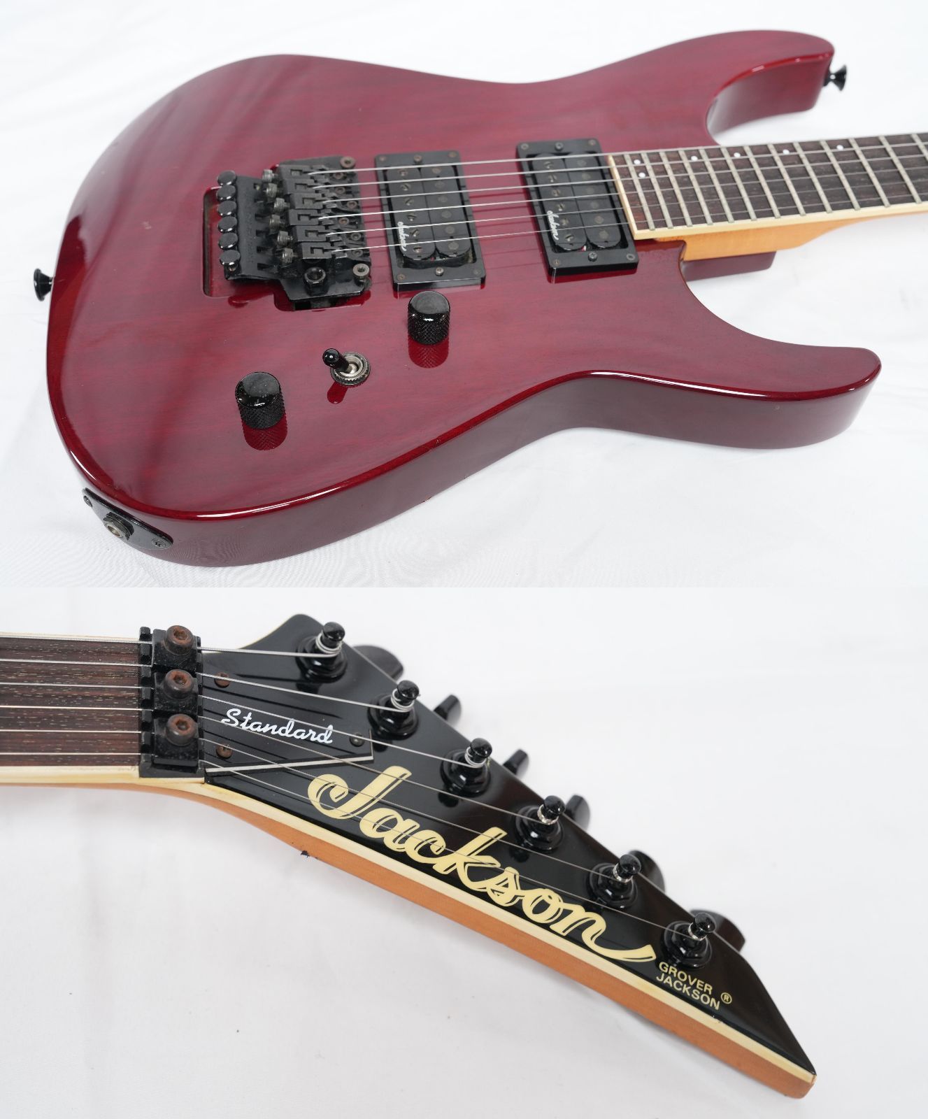 ☆Jackson☆SUPER DINKY STANDARD CHERRY Mahoganyボディ デカロゴ 90