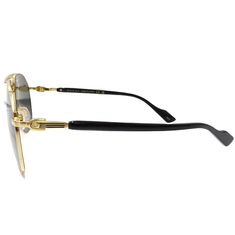 GUCCI グッチ サングラス GG1220S 59□14 145 プラスチック ブラック ブラックレンズ|181346