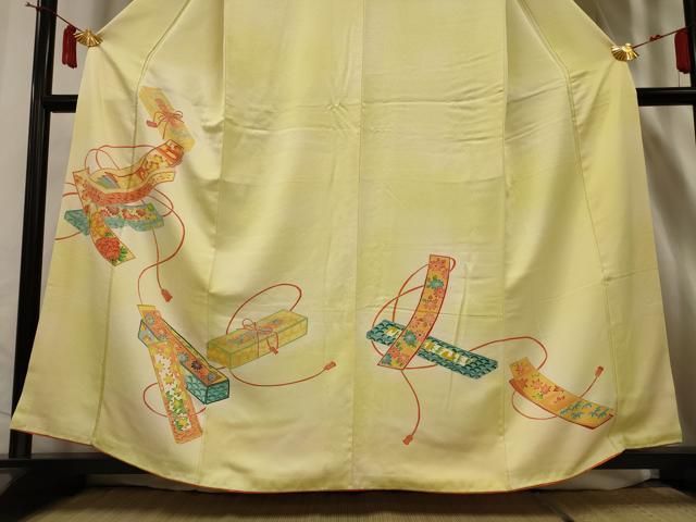 平和屋着物□訪問着 文箱文 暈し染め 正絹 逸品 AAAV4749jd 平和