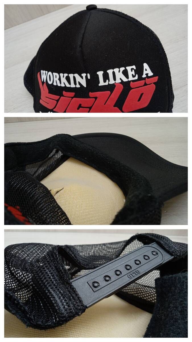OTTO|オットー|キャップ|SICKO|メッシュキャップ|ブラック