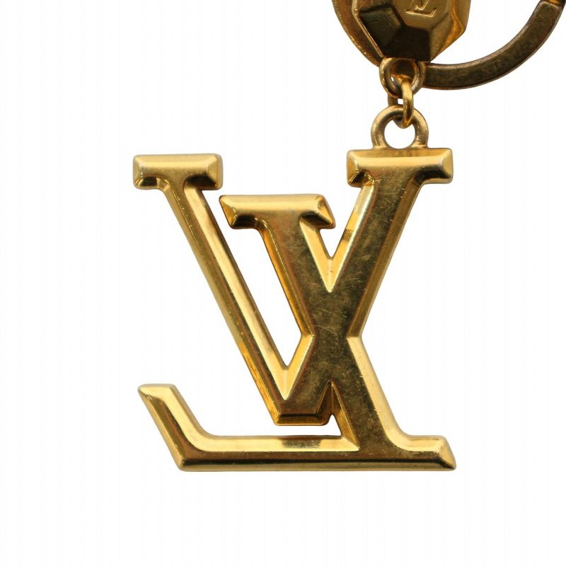 ルイヴィトン LOUIS VUITTON キーホルダー ポルト クレ LV ファセット