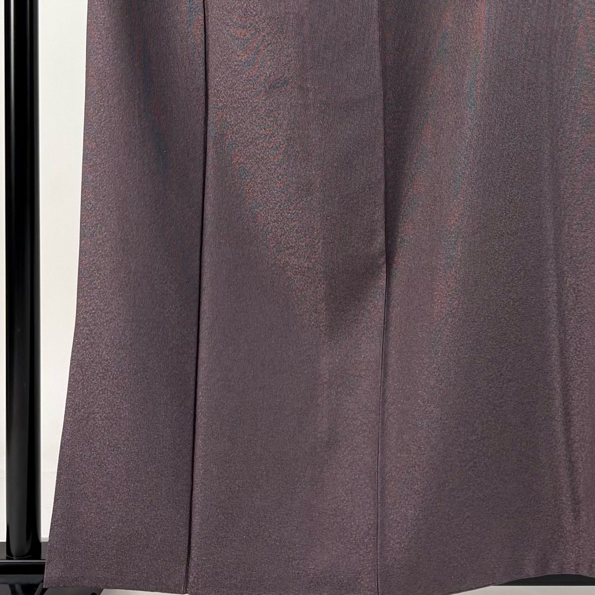 江戸小紋 身丈160cm 裄丈67cm M 袷 光擴 落款 角通し 茶紫 正絹