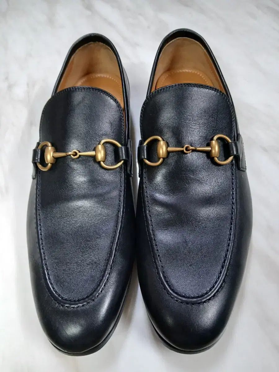 関税送料込☆【GUCCI】グッチ ヨルダン ローファー ヨルダーン〕メンズ ホースビット ローファーブラック レザー