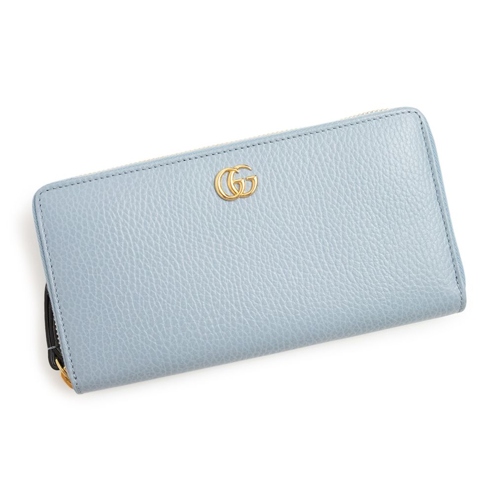 グッチ ダブルG バイカラー ジップアラウンドウォレット ラウンド  