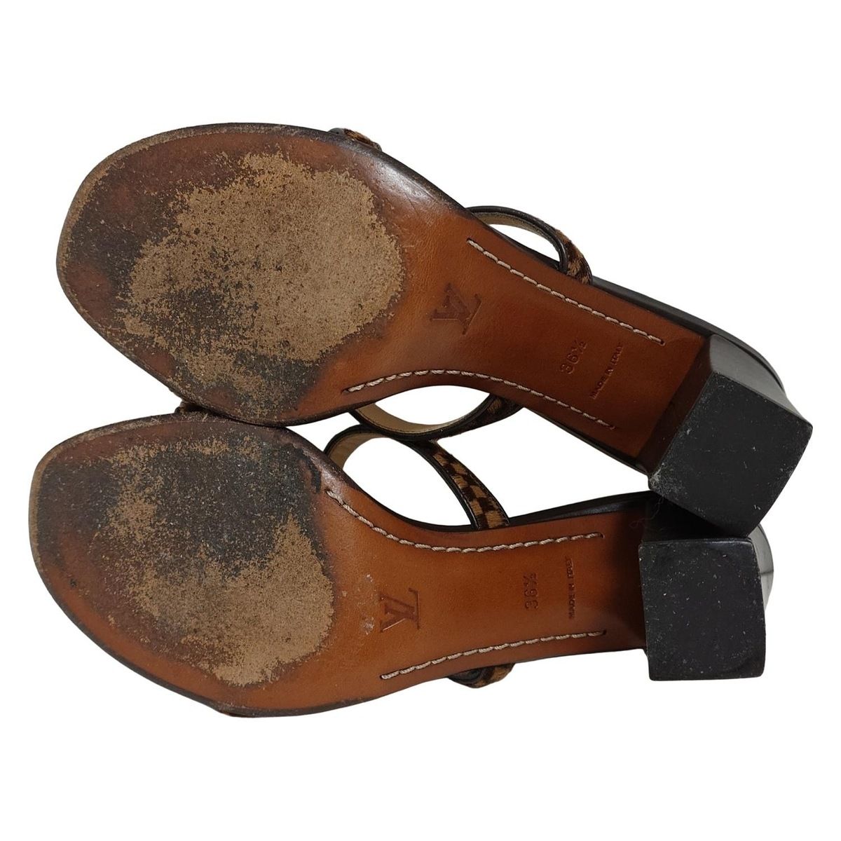 ルイヴィトン　サンダル　ミュール 36 ブラウン　上品 LOUIS VUITTON(ルイヴィトン) ミュール 36 1/2 レディース
