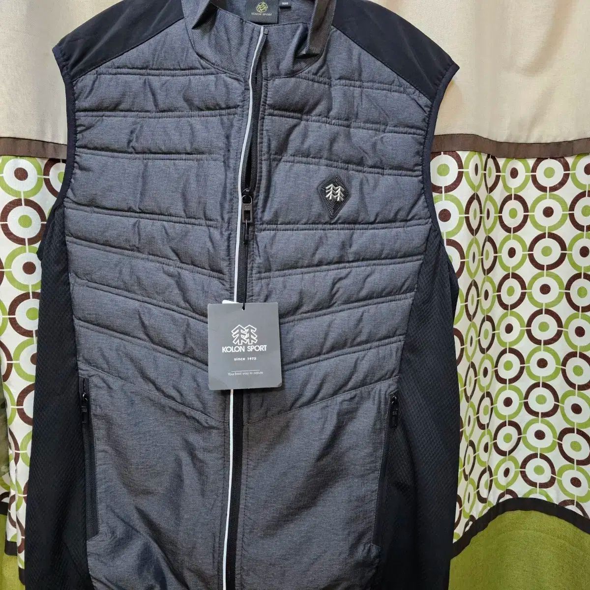 KOLON SPORT コーロンスポーツ メンズ ダウンジャケット ベスト グレー