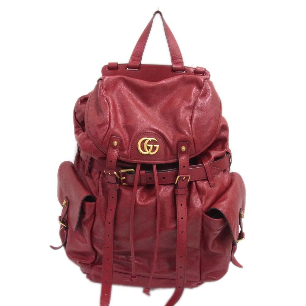 ○GUCCI グッチ 526908 GGマーモント リベル バックパック リュック ...