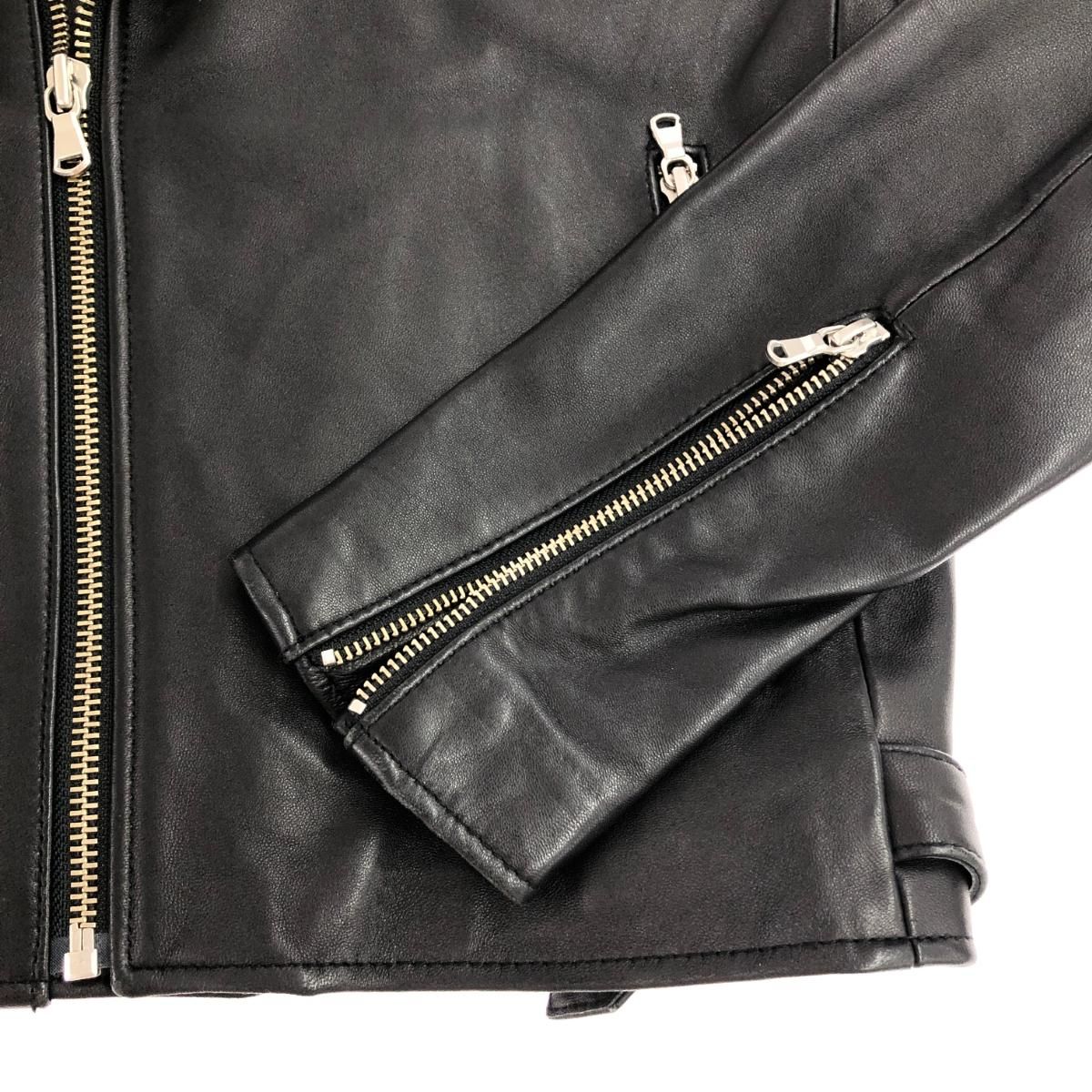 IENA イエナ ライダース レディース 黒 38 M 美品 IENA イエナ ダブル ライダース ジャケット サイズ:38