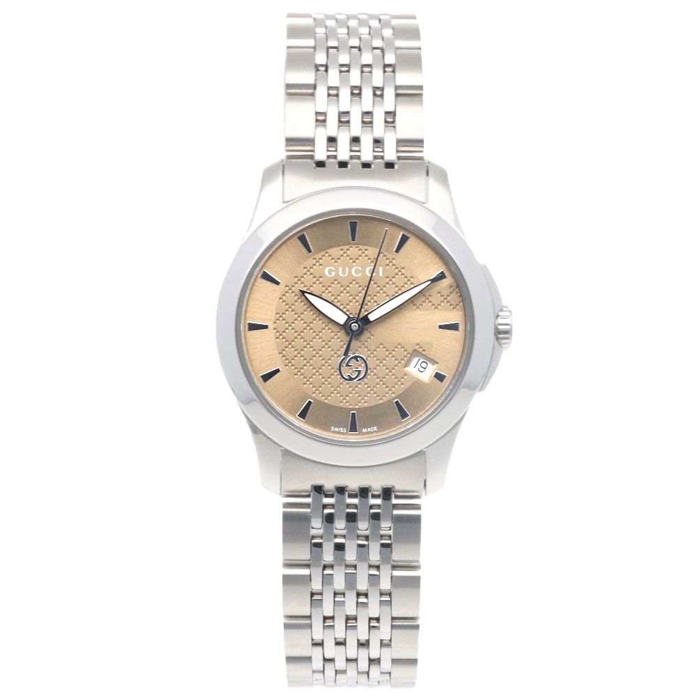 グッチ Gタイムレス 腕時計 時計 ステンレススチール 126.5(YA1265007  