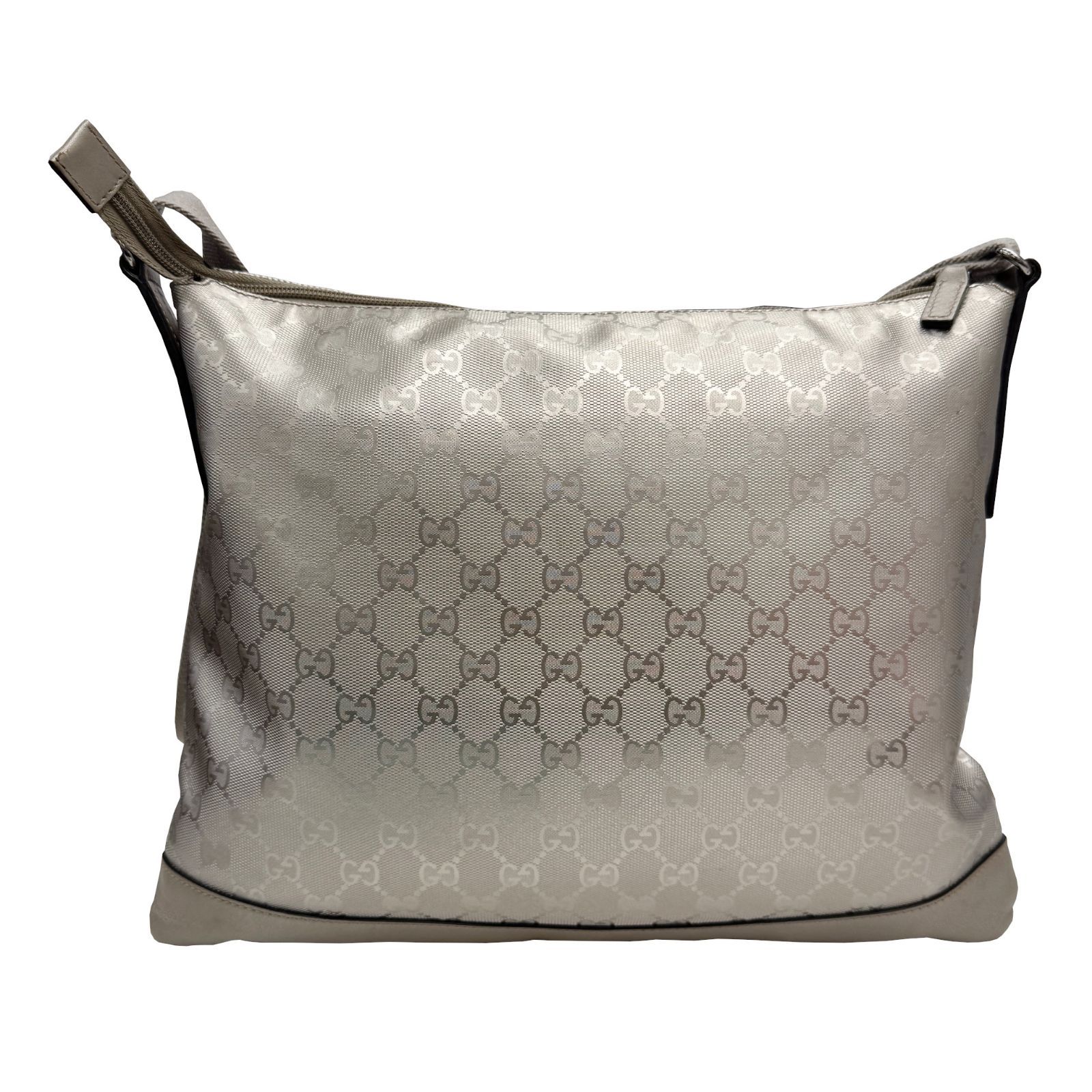 GUCCI グッチ GGインプリメ シルバー ショルダーバッグ トートバッグ GUCCI グッチ GGインプリメ 374411 ショルダーバッグ シルバー