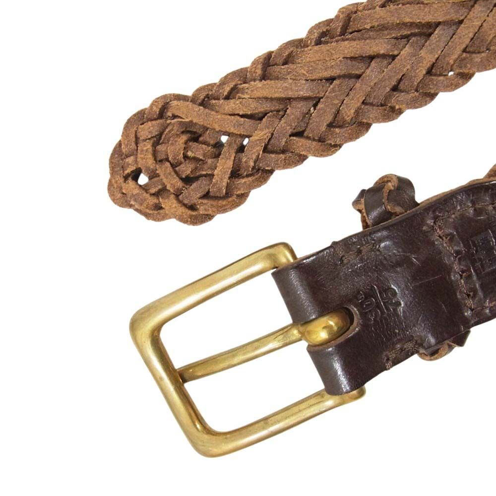 ホワイトハウスコックス30 75 メッシュベルト　ブラウン　茶色 WHITE HOUSE COX ホワイトハウスコックス レザー メッシュ ベルト