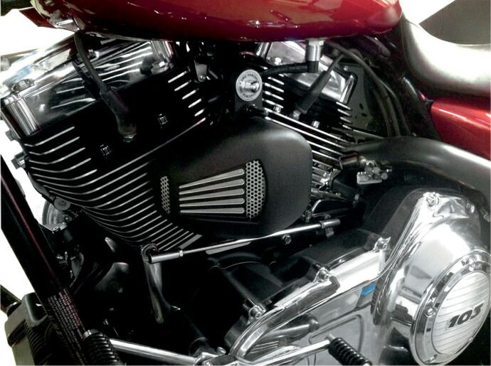 FORCEFLOW シリンダーヘッドクーラー 2018年以降ソフテイル|ブラック