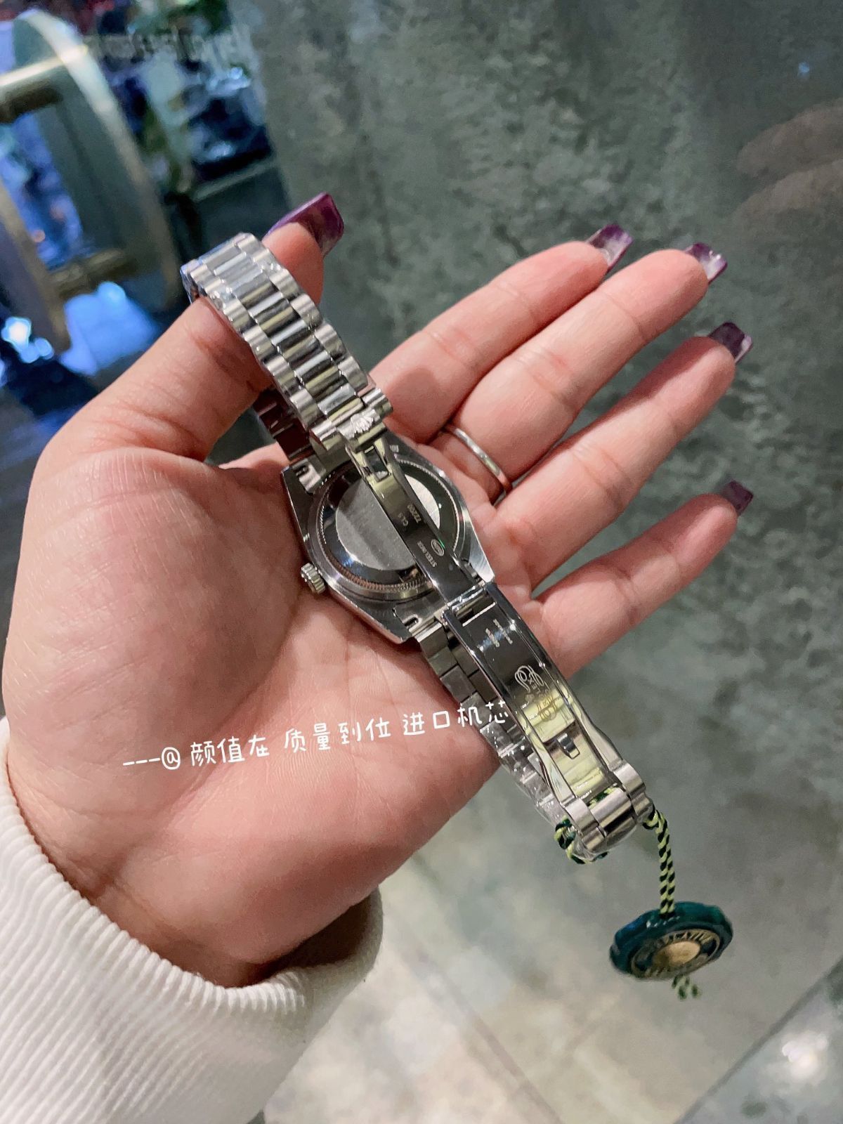 ROLEX ロレックス デイトジャスト レディース腕時計 31 mm|スワロフスキーダイヤモンド×316 L鋼|