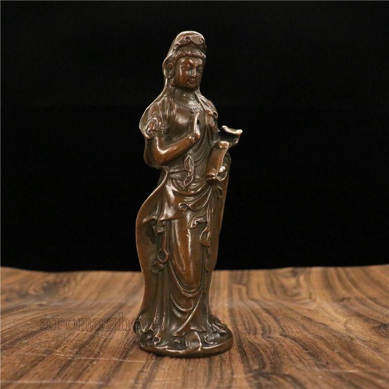 木彫り仏像-小仏 【大随求菩薩（だいずいきゅうぼさつ）】 柘植