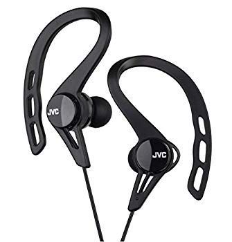 JVC HA-EXC25-B カナル型イヤホン 防滴仕様 スポーツ用 ブラック