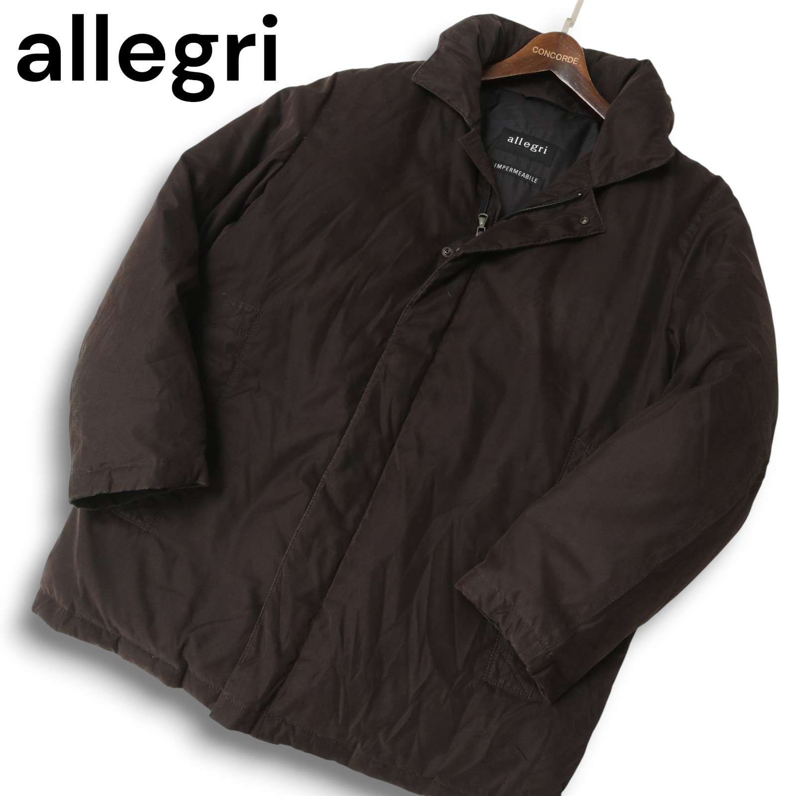 allegri アレグリ 秋冬 IMPERMEABILE☆フード収納 ダウン ジャケット 