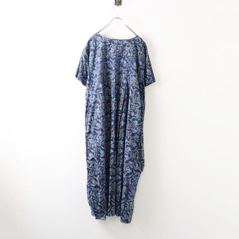 メゾンドソイル maison de soil フラワープリントタック