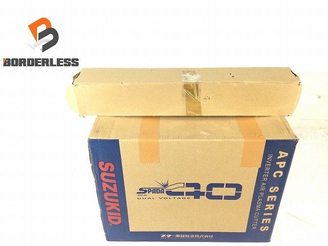 SUZUKID スズキッド 100|200V兼用 エアープラズマ切断機 APC-40 SPADA40|エスパーダ40 円切りコンパス P-776 付 116775116775