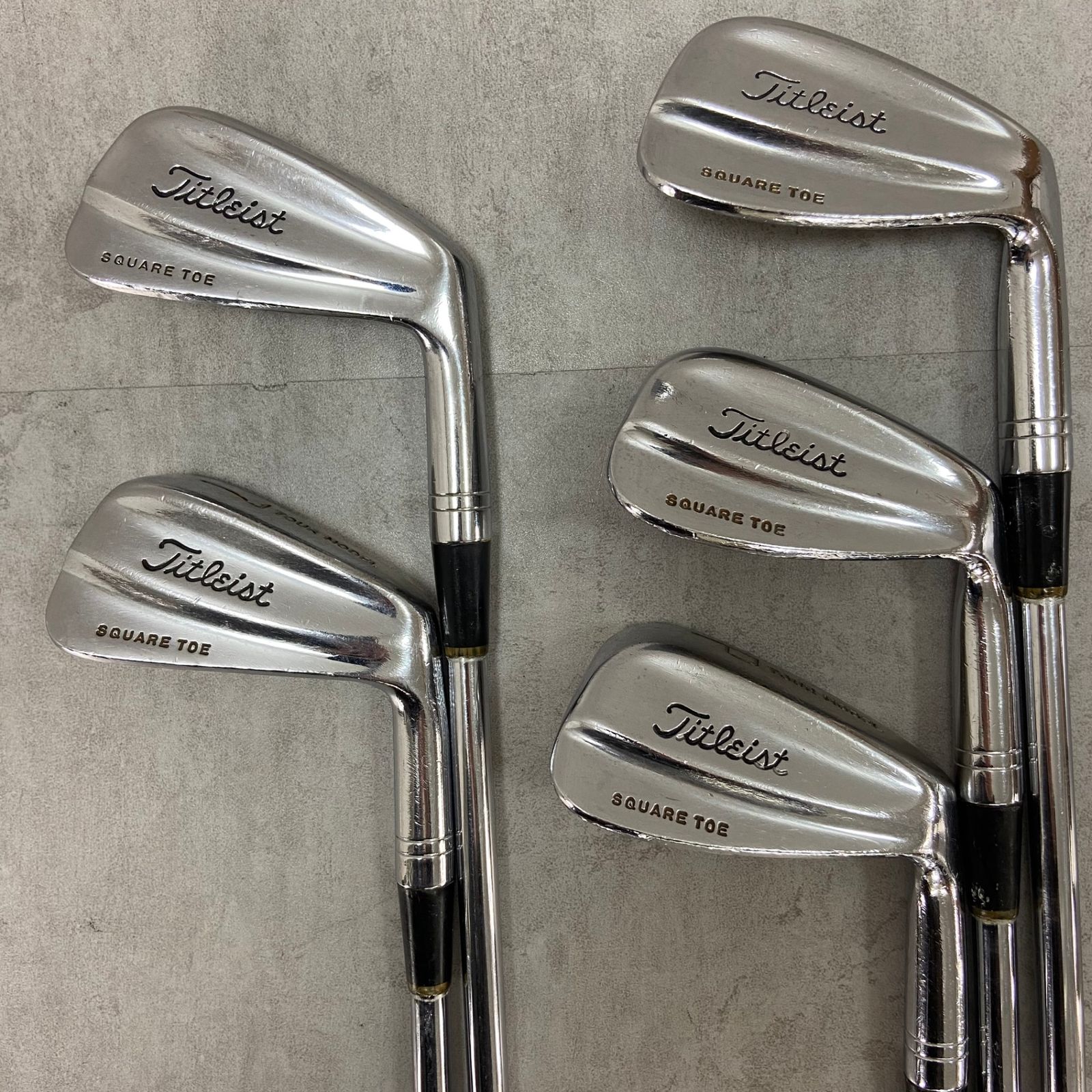 Titleist - Titleist　タイトリスト　SQUARE　TOE　TOUR　MODEL スクエアトゥ　ツアーモデル　メンズゴルフアイアン9本セット　スチール　S　右利き用 Titleist タイトリスト SQUARE TOE TOUR MODEL スクエアトゥ