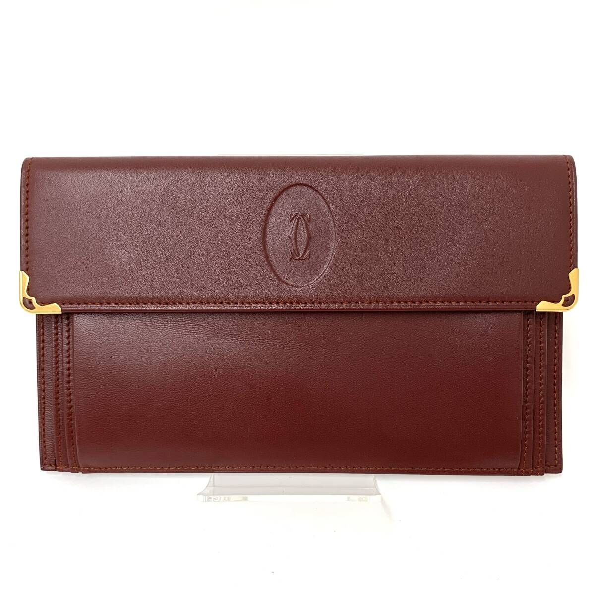 D0558 美品！ 格安！ Cartier カルティエ マストライン 二つ折り 長
