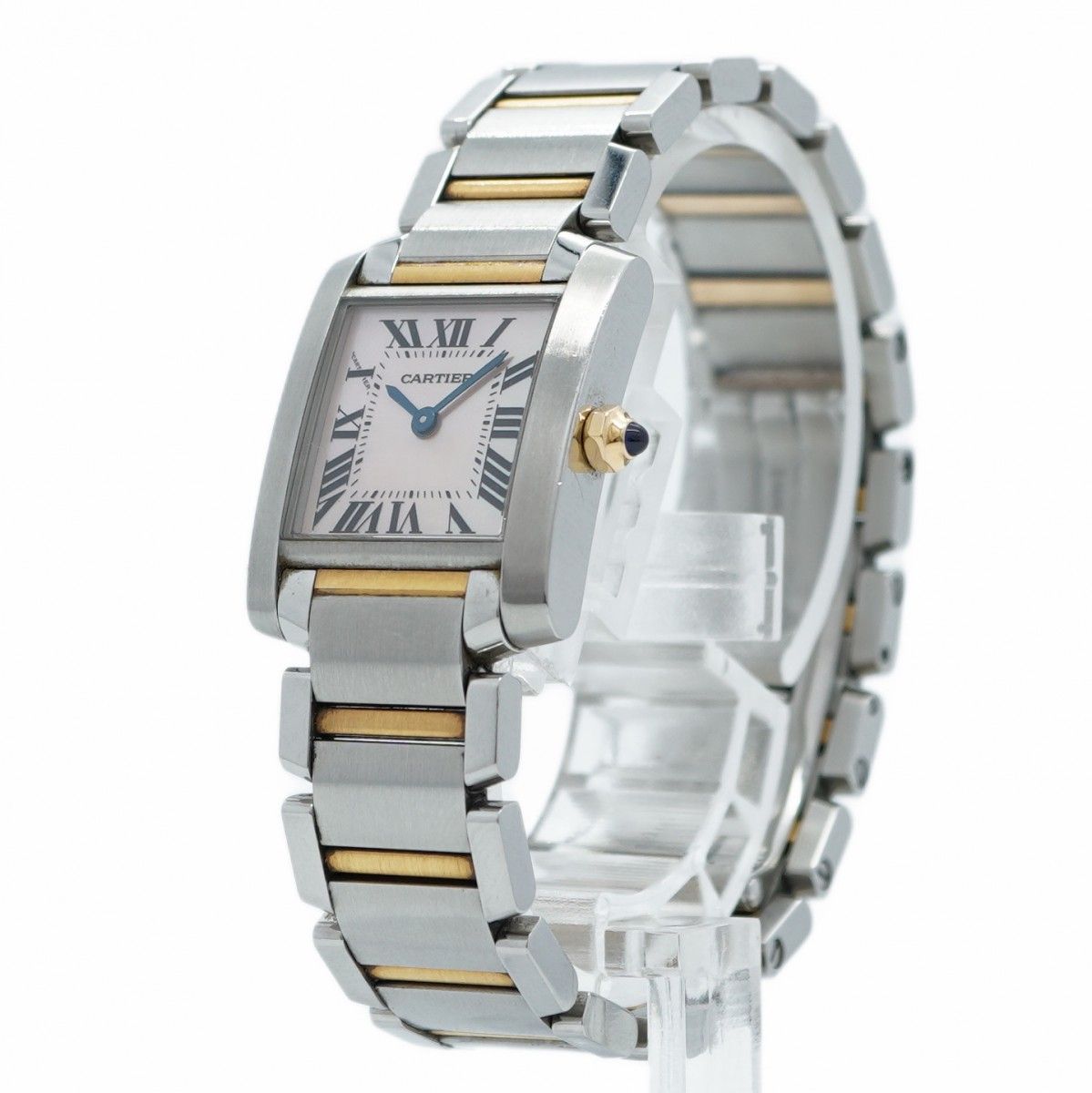 5wwi0066 カルティエ タンク 2384 ピンク文字盤 腕時計 レディース