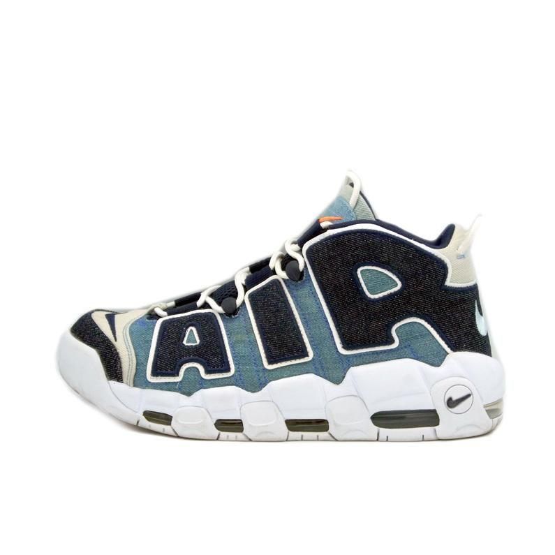 ナイキ NIKE □ 【 AIR MORE UPTEMPO DENIM CJ6125 100 】 エア モア アップ テンポ デニム スニーカー  f20723 - メルカリ