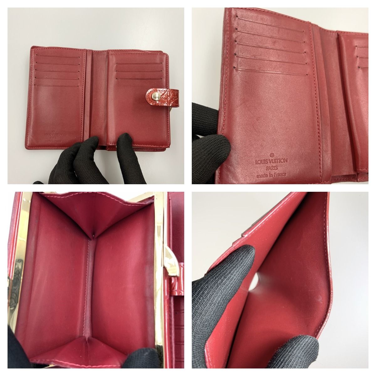 〇〇LOUIS VUITTON ルイヴィトン モノグラム ヴェルニ ポルトフォイユ 
