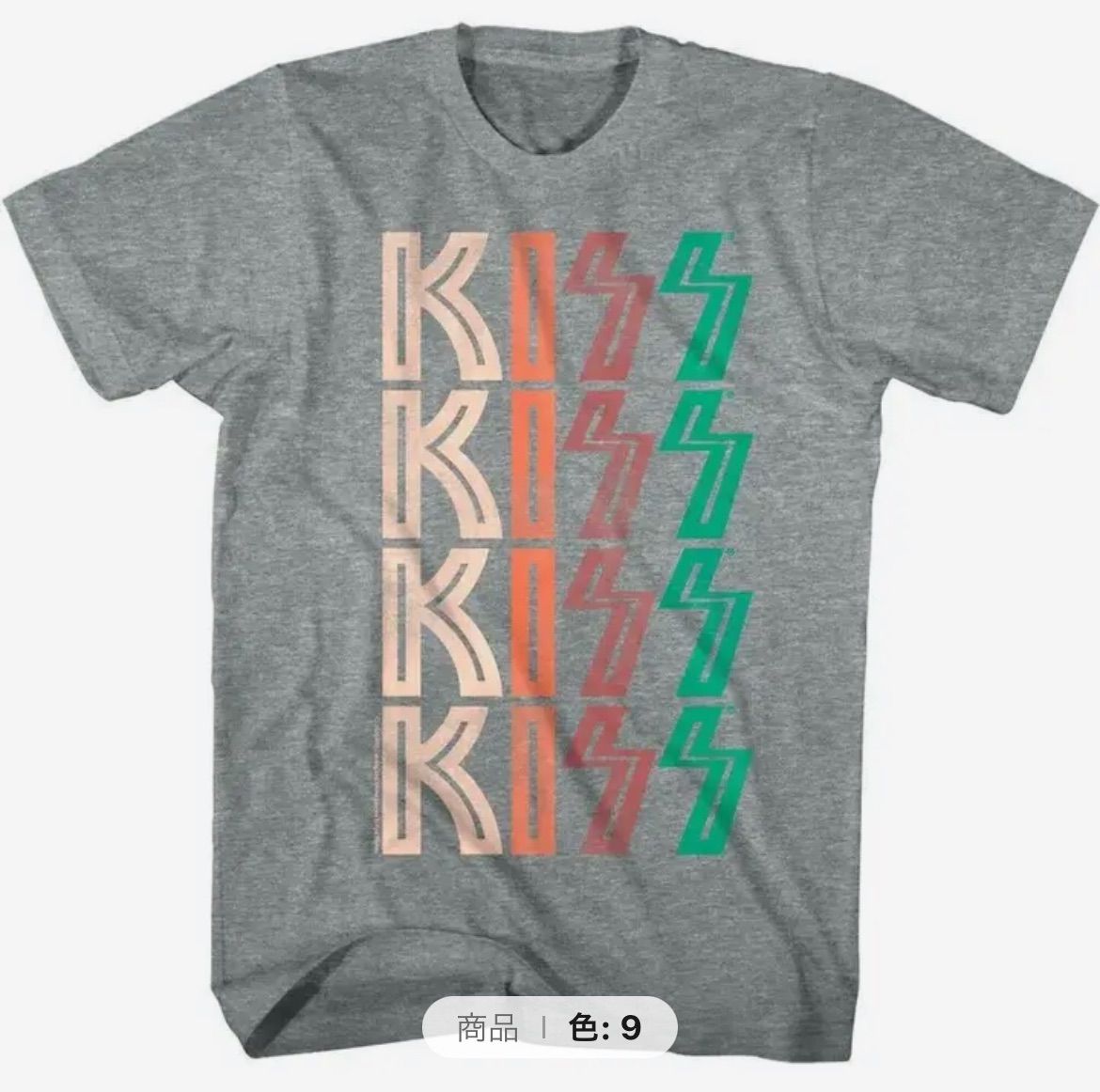 Kissバンドtシャツ　グレー系　全23種【新品】