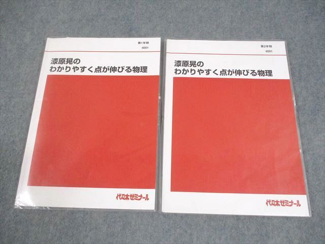 代ゼミ 代々木ゼミナール 漆原晃のわかりやすく点が伸びる物理 漆原晃