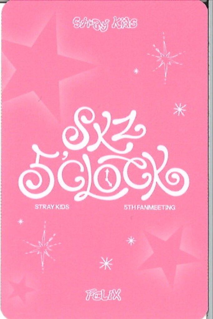StrayKids STAY ZONE FELIX 2025 SKZ 5'CLOCK 2/16