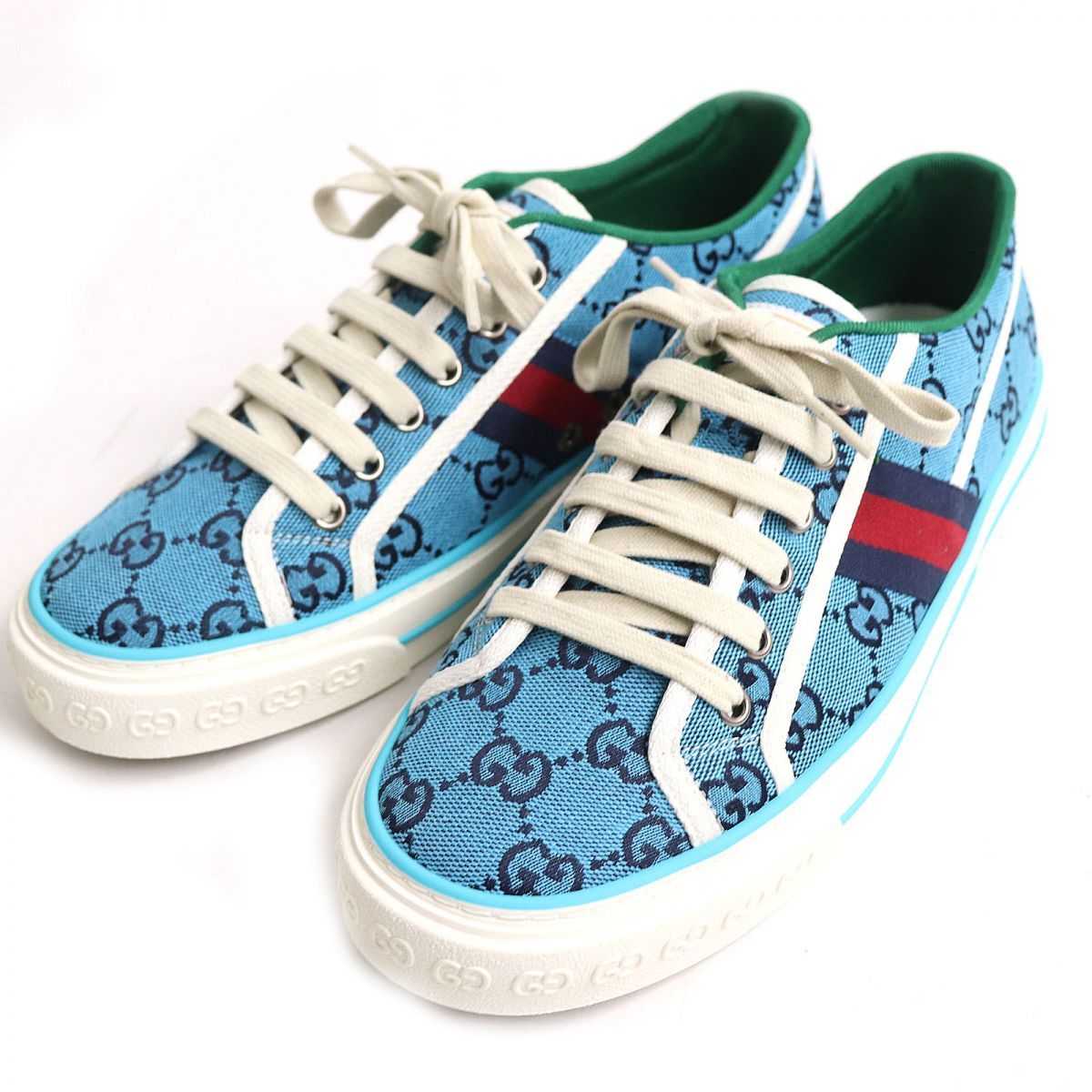 未使用品◇GUCCI TENNIS1997 663657 グッチ テニス GGキャンバス 