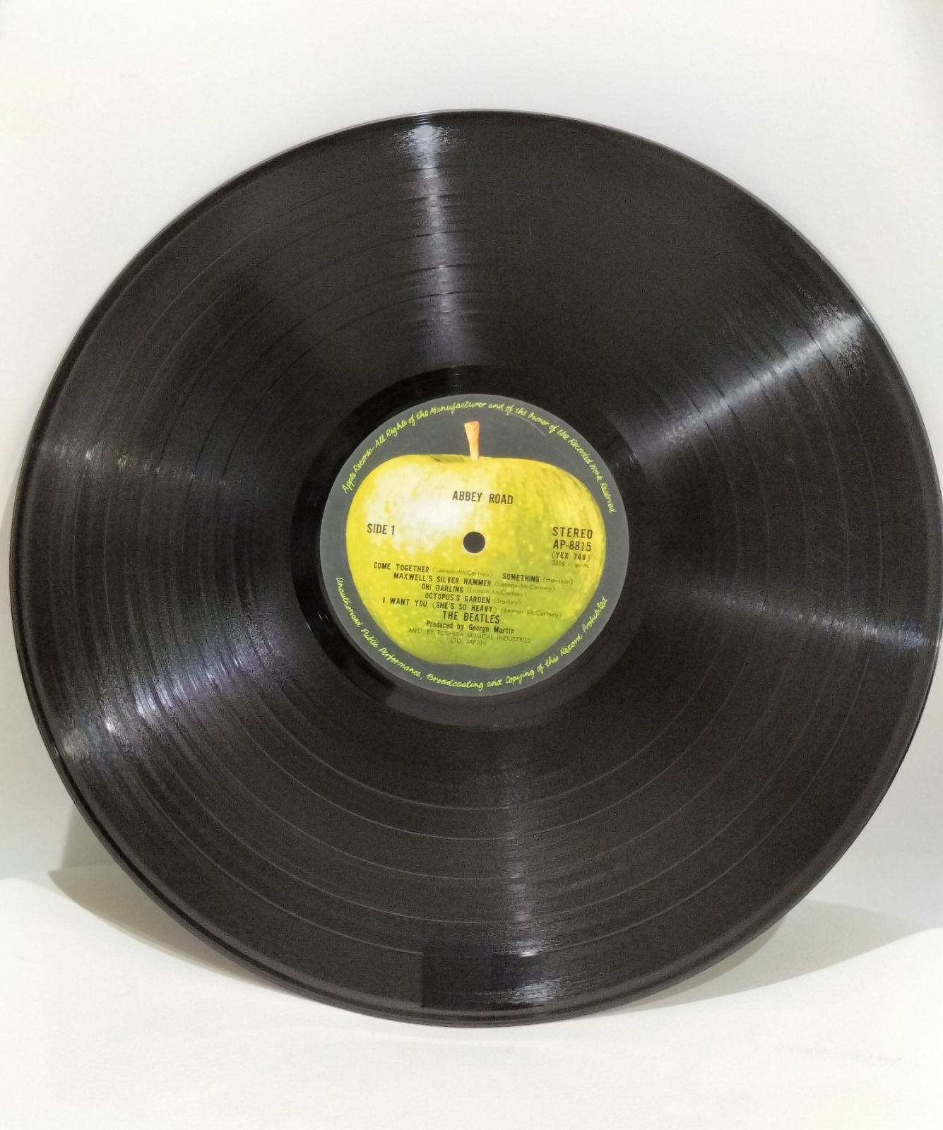 1969年名作 希少レア】帯付き The Beatles Abbey Road [ UK '70