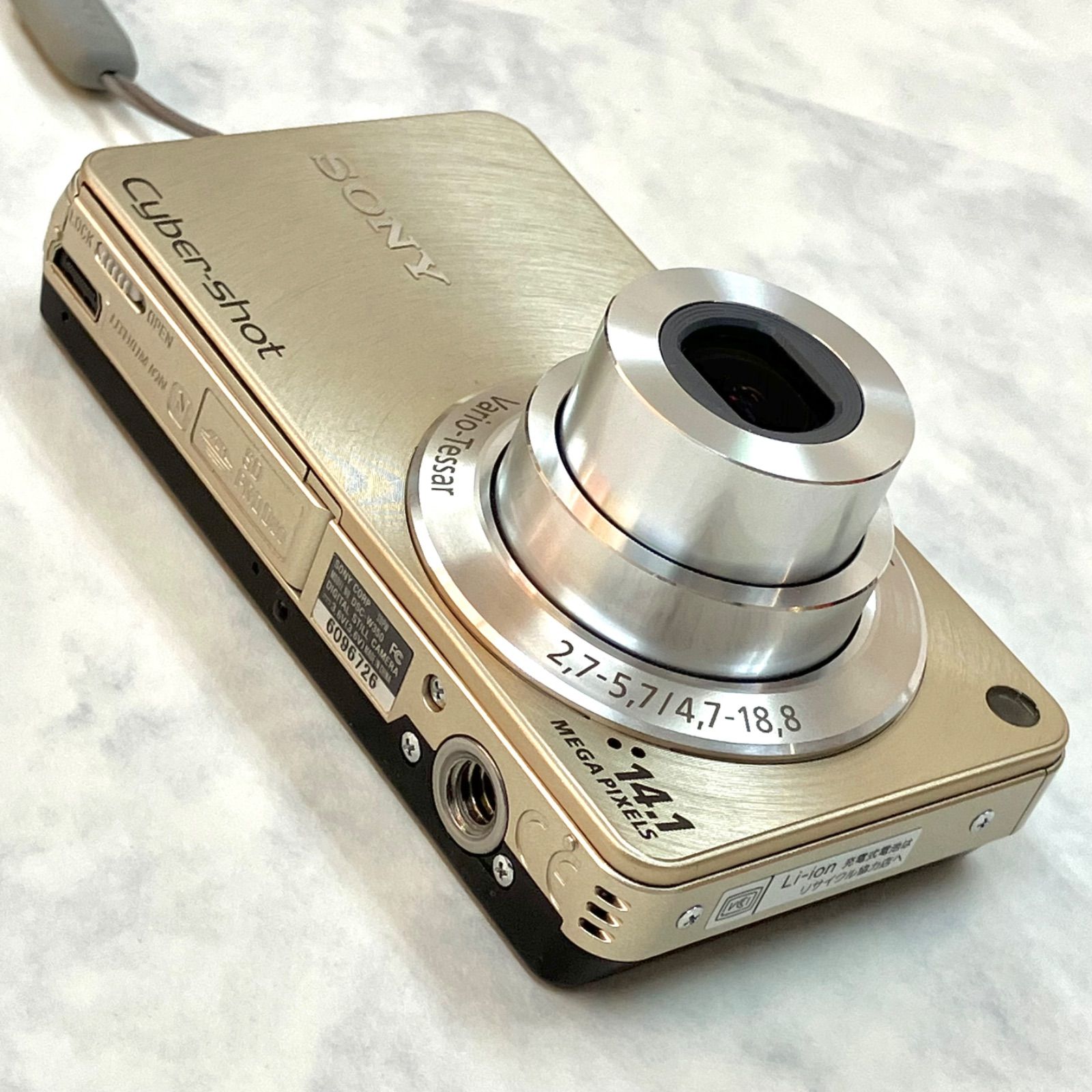 【極上品】 SONY Cyber-shot DSC-W350 ゴールド SONY Cyber-shot DSC-W350 Digital Camera 4.0x Optical Zoom