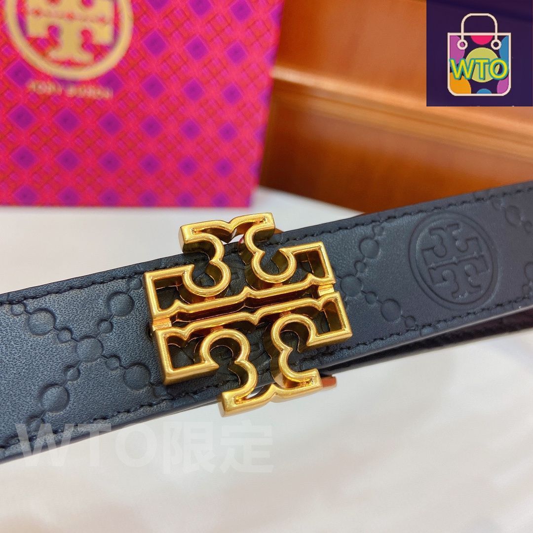 ⭐️トリーバーチ ベルト 新品/未使用品❤️ TORY LEATHER ベルト 1” Bridle Leather Clincher Belt