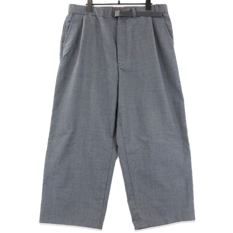 THE NORTH FACE PURPLE LABEL ノースフェイスパープルレーベル POLYESTER WOOL OXFORD WIDE TAPERED Z ミックスグレー 36 71013868