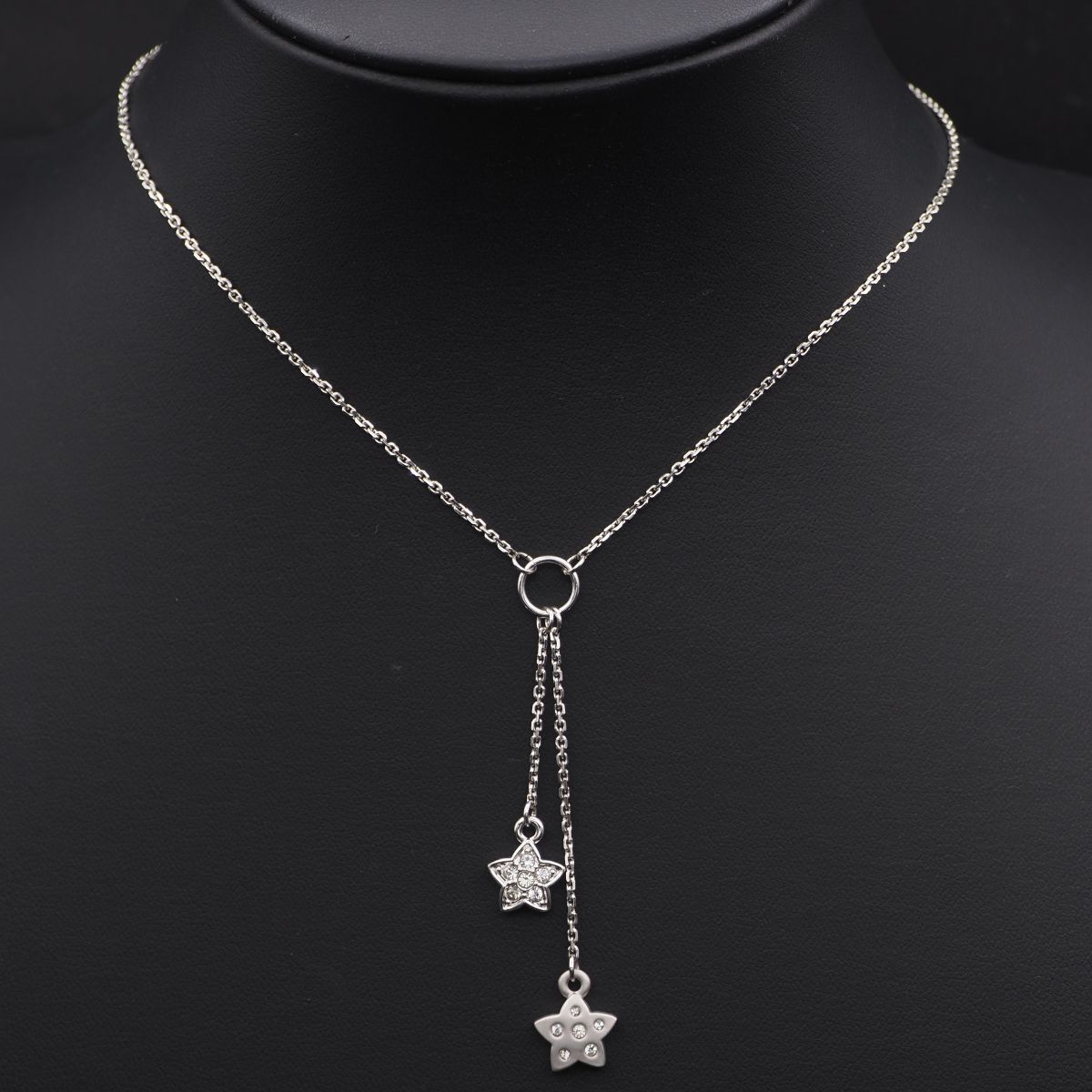 K367 スワロフスキー SWAROVSKI ペンダント ネックレス スター デザイン シルバー