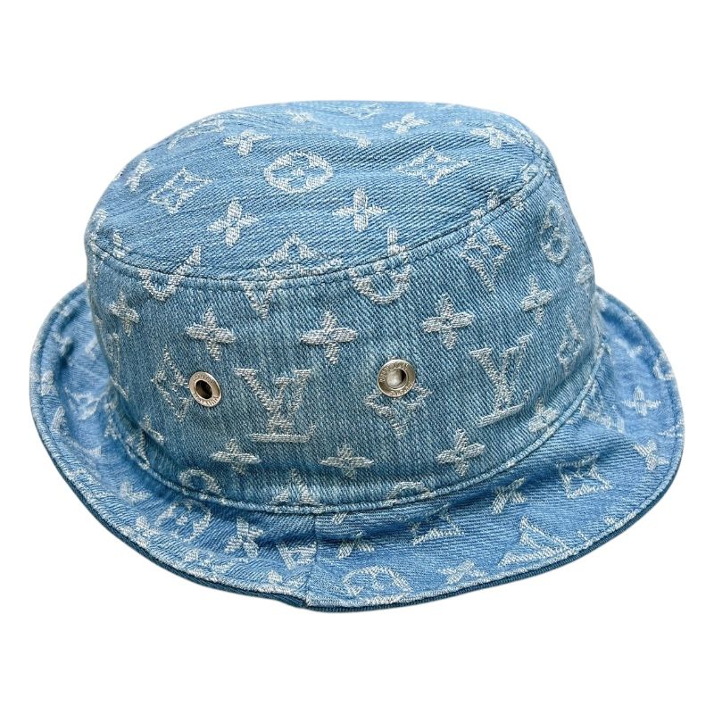 Louis Vuitton デニムブルーバケットハット Louis Vuitton デニムブルーバケットハット ルイ·ヴィトン
