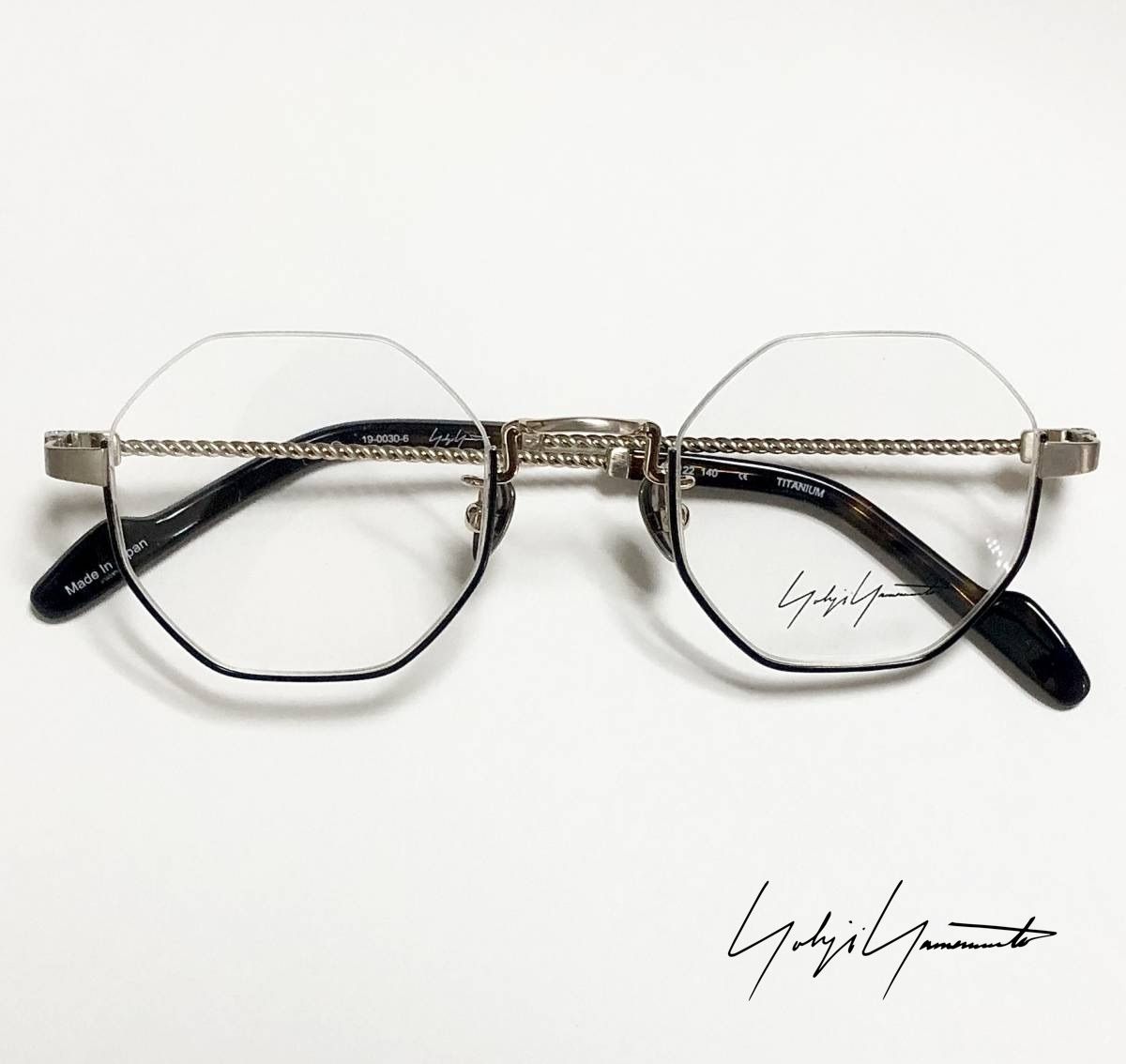 未使用 ヨウジ ヤマモト メガネ オクタゴン 八角形 サングラス 新品