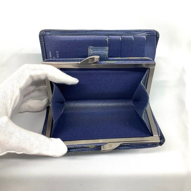 ルイヴィトン ダミエ ポルトフォイユヴィエノワ がま口 財布 N61674