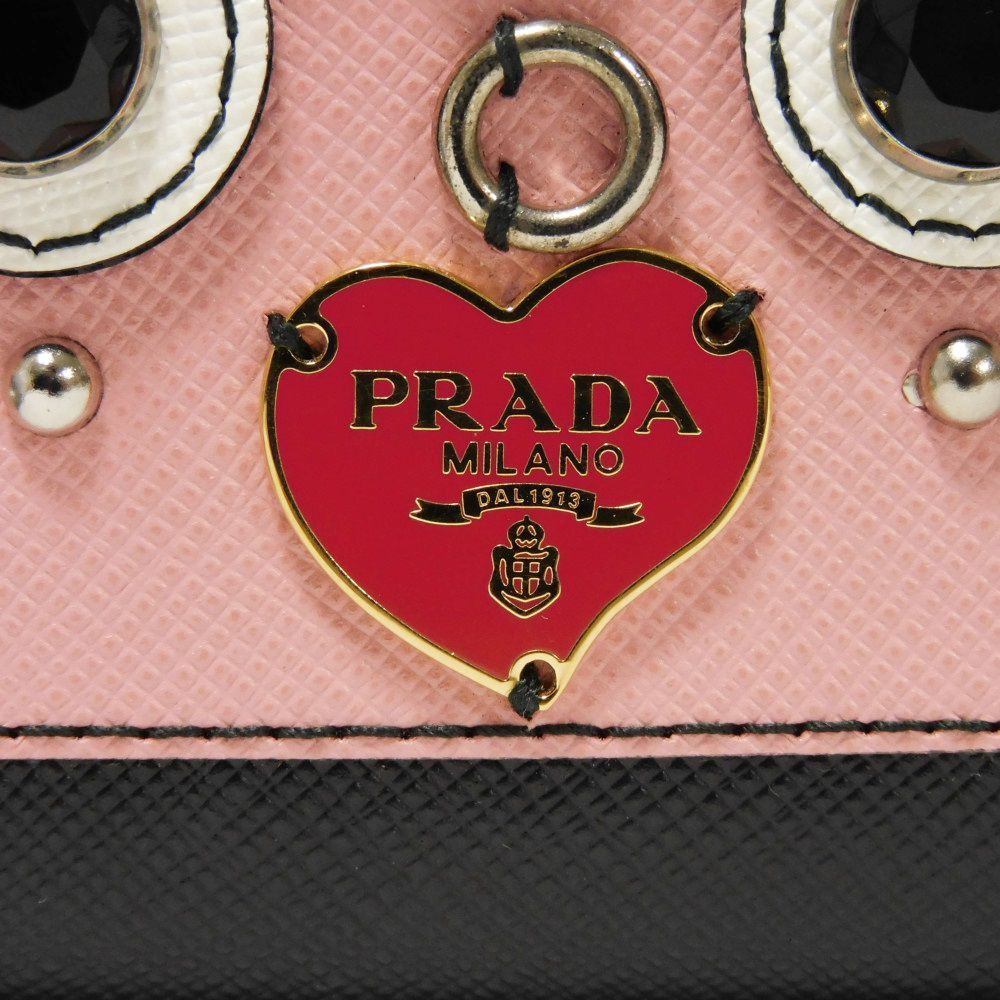 PRADA プラダ サフィアーノ ロボット ジップアラウンドウォレット  