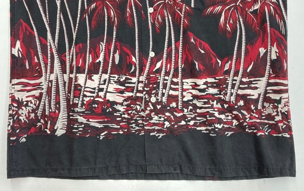 クーティー COOTIE Palm Tree Open-Neck S/S Shirt パーム ツリー