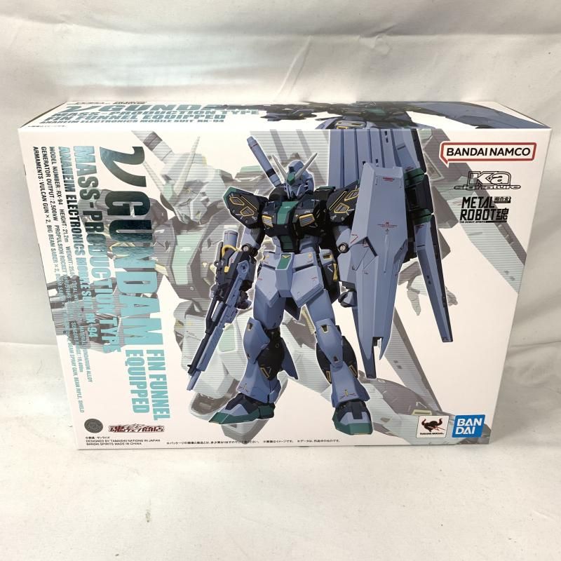 中古】未開)METAL ROBOT魂 (Ka signature) 量産型νガンダム(フィン