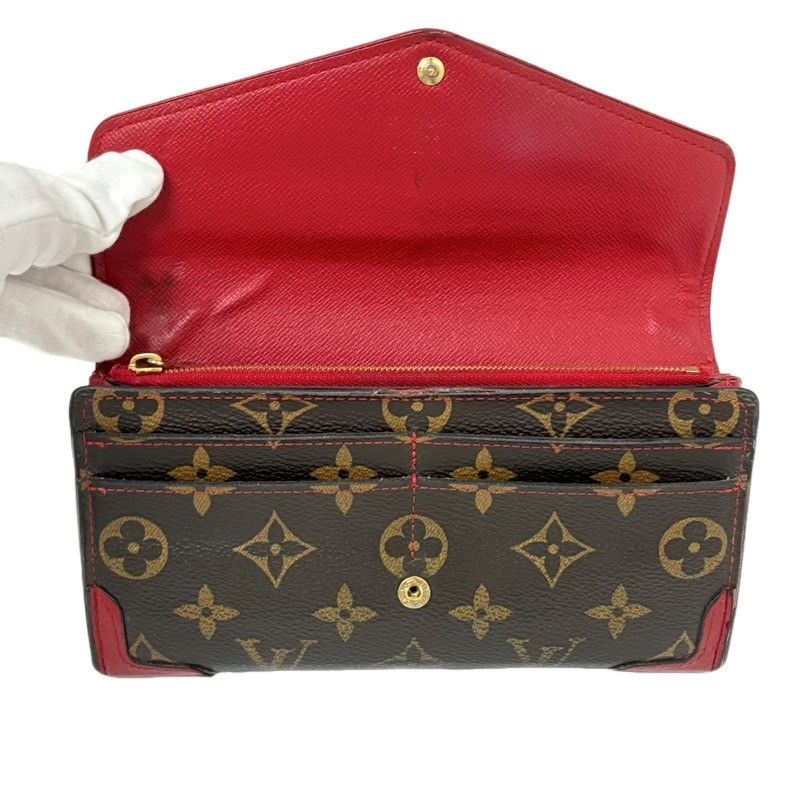 LOUIS VUITTON ポルトフォイユサラ ブラウン LOUIS VUITTON ルイヴィトン ポルトフォイユ・サラ レティーロ
