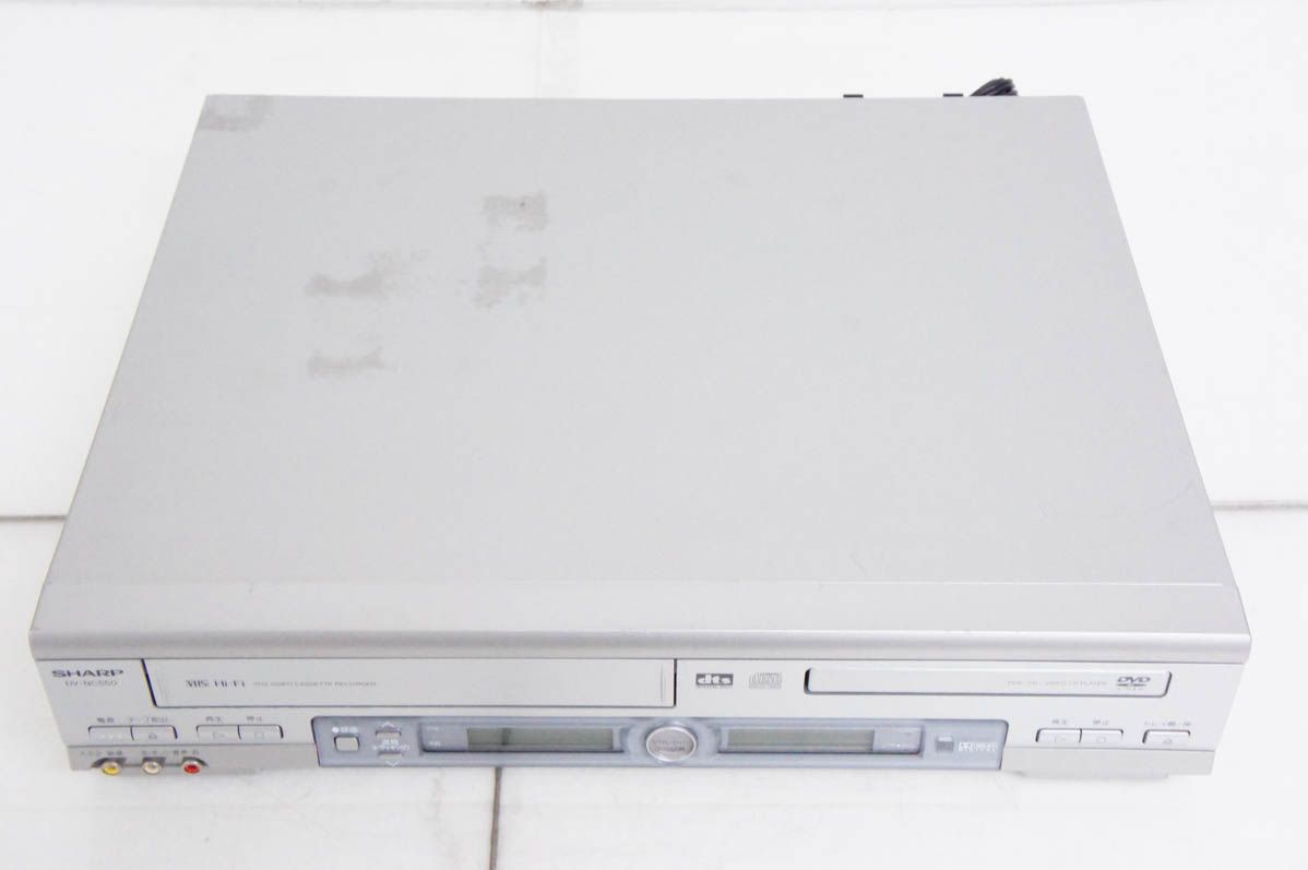 メンテナンス済み SHARPシャープ VTR一体型DVDビデオプレーヤー DVDプレーヤー一体型VHSビデオデッキ DV-NC550