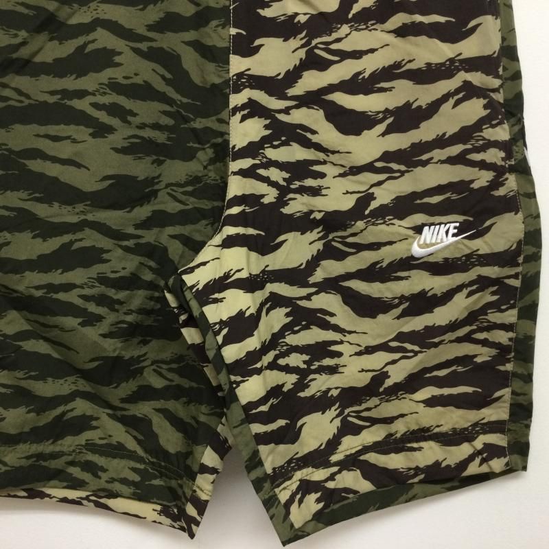 NIKE ナイキ パンツ ショートパンツ AO1116-222 タイガーカモ SWOOSH WOVEN SHORTS ビッグスウォッシュ  ナイロンショートパンツ タグ付 - メルカリ